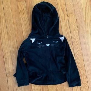 Girls Gap kitty hoodie 5T